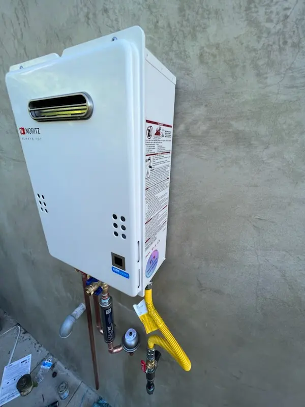 Tankless water heater installation for Rawhide homes